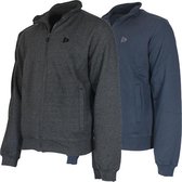 2 Pack Donnay sweater zonder capuchon - Sporttrui - Heren - Maat L - Charcoal/Navy