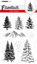 Studio Light Essentials Clear stamp A6- Christmas trees