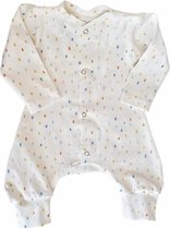 Newborn boxpakje unisex maat 56 gekleurde drops