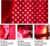 Rood Lichttherapie Led Lamp - Huid Verjongen en Laten Stralen - Anti winterdepressie - Anti rimpels - 225 LED's infraroodlamp