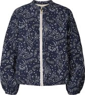 Lollys Laundry Dames Cat Bomberjack Blauw maat M