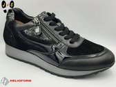 Helioform dames sneaker K-breedte, H228 zwart, Maat 38