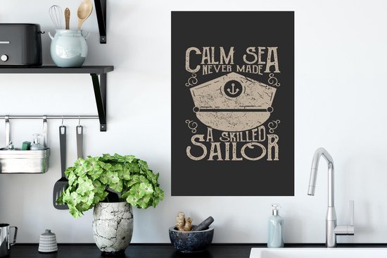 Stickers muraux - Film autocollant - Vintage - Voile - Chapeau - 40x60 cm - Film adhésif - Stickers muraux Chambre d'enfant - Papier peint autocollant