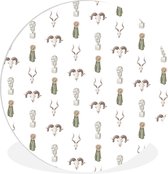 WallCircle - Tableau - Décoration Motifs Xxl - Multicolore - 120 X 120 Cm