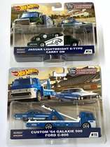 Hotwheels Team Transport set van 2