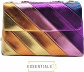 ESSENTIALS73 Rainbow Metallic schoudertas - Regenboog - Goud - Roze - Brons - Tas - Gold - Crossbody