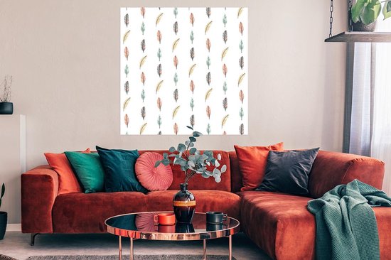 Poster Ressorts - Motifs - Pastel - 100x100 cm XXL