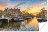 Affiche Amsterdam - Water - Pays- Nederland - 180x120 cm XXL