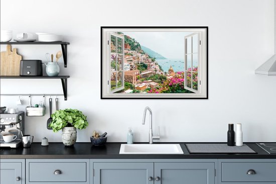Affiche avec cadre Transparent - Vacances - Water - 90x60 cm