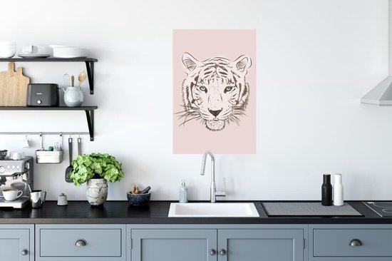 Affiche Tigre - Dessin - Cub - 40x60 cm
