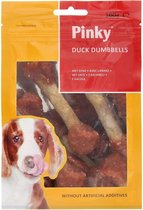 Pinky Hondensnack Eend Dumbells - Hersluitbare Verpakking - 100g