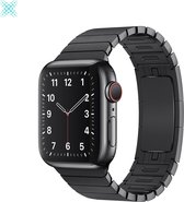 MY PROTECT® Luxe Metalen Armband Voor Apple Watch Series 11/2/3/4/5/6/7/8/SE/Ultra 42/44/45/49mm Horloge Bandje - iWatch Schakel Polsband Strap RVS - Stainless Steel Watch Band - Z