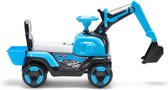 Loopauto graafmachine Blauw