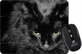 Prachtige Zwarte Kat Muismat