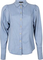 Tramontana | Blouse Chambray | Light Denim | Maat 42 | Blouse Dames Volwassen