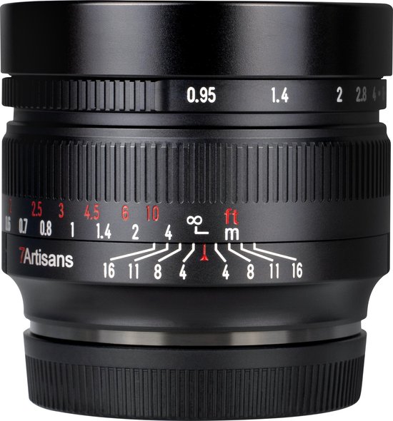 7 Artisans - Cameralens - 50mm F0.95 APS-C voor Sony E-vatting