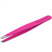 Christian Deluxe - Epileer pincet - Slant Tweezer - Dark Pink