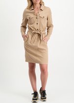 Tramontana | Jurk Jogsweat | Light Camel | Maat L | Jurken voor Vrouwen | Jurken Dames