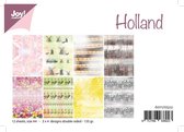 Joy!Crafts • Papierset A4 Holland 3x4pcs dubbelzijdig 135g