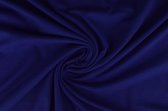 Katoen tricot stof - Donkerblauw - 10 meter