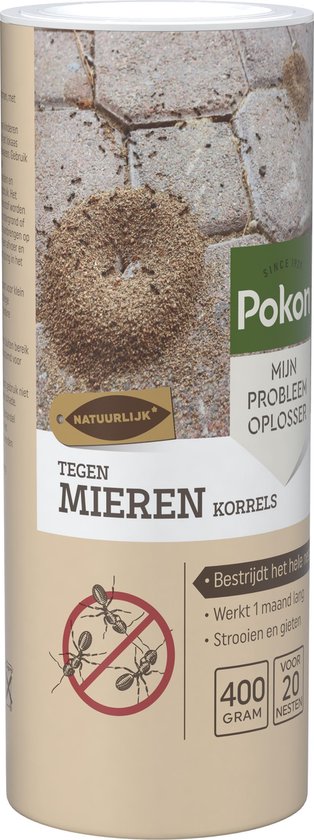 Pokon tegen Mieren Korrels - 400g - Mieren bestrijden - 40g per 1L water - Mierenpoeder