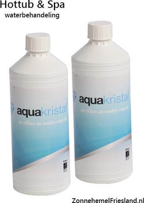 Aqua Kristal Waterbehandeling - Navulling - v.d. Hottub & Spa - Milieuvriendelijk - 2x 1L