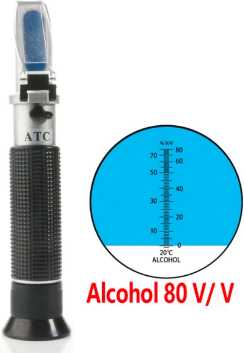 Refractometer Alcohol Alcoholometer meter 025 ATC concentratiemeter