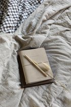 Monk & Anna notitieboek | Vegan leer | Seashell - beige