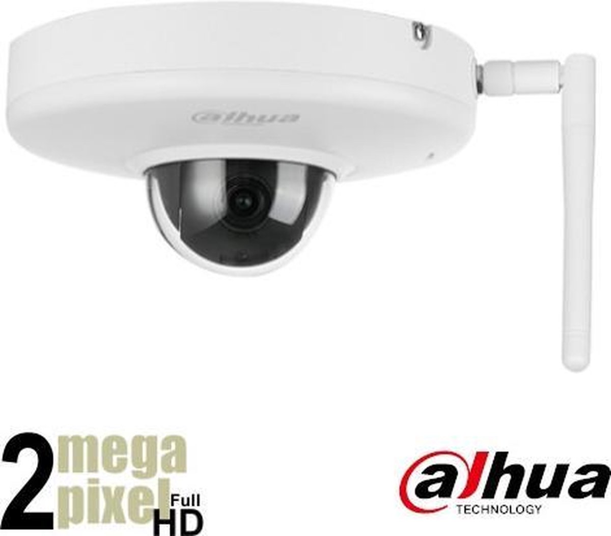 Dahua Full HD WiFi dome camera - 30 meter nachtzicht - bestuurbaar - HDIPS11
