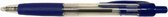 Viking Click Intrekbare Balpen Blauw met Grip - 12 stuks