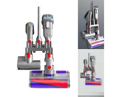 Wandhouder voor Dyson Accessoires V7 V8 V10 V11 - Ophangsysteem - Muurbeugel - Muurhouder - Muurbevestiging - Docking Station - Dyson Stofzuigeraccessoires - Geschikt voor Dyson