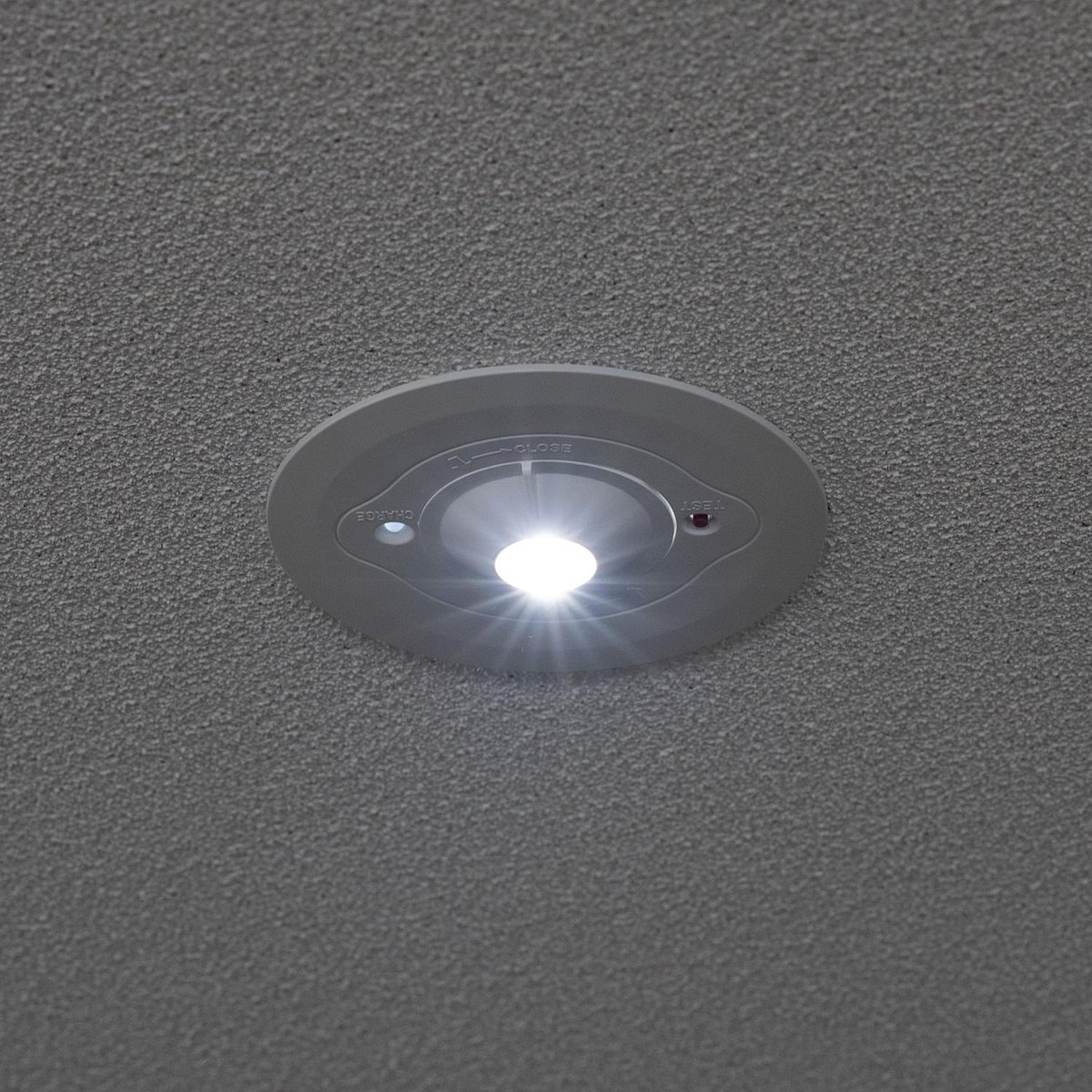 IP65 LED 3W inbouwspot 503 trappen tuin pad treden (6000K, zwart