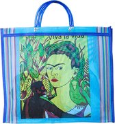 Kitsch Kitchen Tas Frida Kahlo blauw