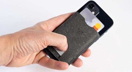 ByWalter - Snap Wallet -  Magnetic Wallet for iPhone 12 - Recycled Leather