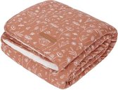 Little Dutch wiegdeken pure & soft Wild Flowers Rust
