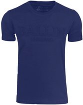 Ballin - Heren T-Shirt - Met 3D Reliëf opdruk - Navy