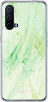 6F hoesje - geschikt voor OnePlus Nord CE 5G -  Transparant TPU Case - Pistachio Marble #ffffff