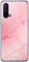 6F hoesje - geschikt voor OnePlus Nord CE 5G -  Transparant TPU Case - Coral Marble #ffffff