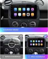 CarPlay Mazda 2 2007-2014 Android 10 navigatie en multimediasysteem bluetooth usb wifi 1+16GB