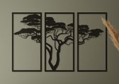 Wanddecoratie | Acaciaboom 3-luik - XL (80x125cm)