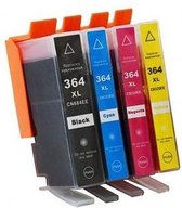 inktsjop huismerk geschikt voor HP 364 / 364XL | Multipack van 4 inktcartridges voor HP Deskjet 3070A, 3520, 3521, 3522, D5400, D5445, 5460, Officejet 4610, 4620, 4622, 7515, Photosmart 5510,