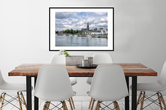 Cadre photo avec affiche - Water - Maastricht - Air - 90x60 cm - Cadre pour affiche