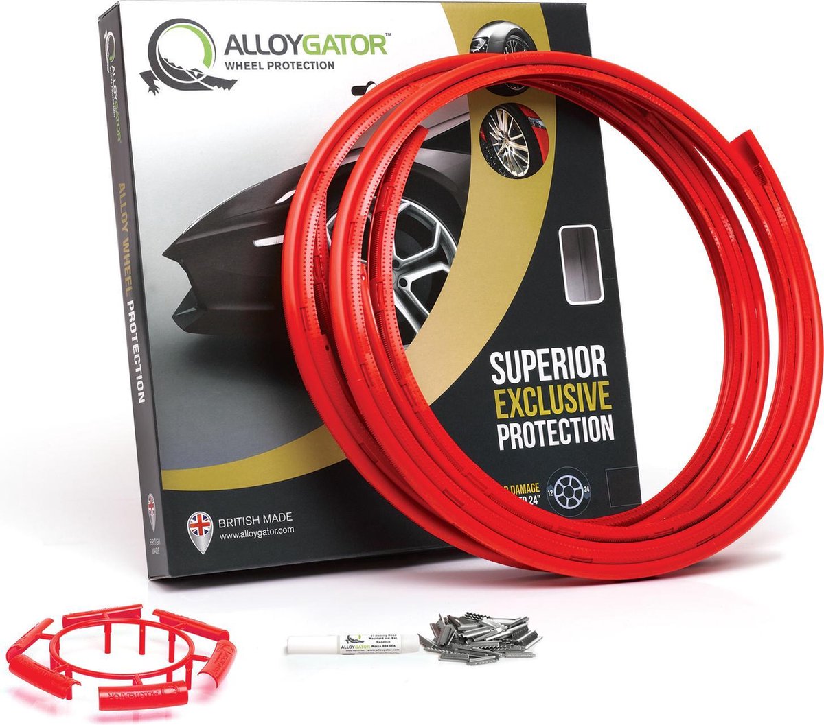 AlloyGator Velgbescherming | Exclusive (12-24'' inch) | Rood