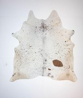 KOELAP Koeienhuid Vloerkleed - Bruinwit Gevlekt Salt & Pepper - 205 x 215 cm - 1003996