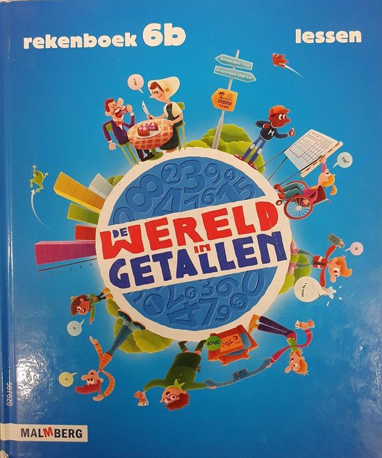 De Wereld in Getallen 4. gr 6 rekenboek b - cover