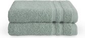 Byrklund Handdoeken set - Bath Basics - 2-delig - 2x 30x50 - 100% katoen - Zeeblauw