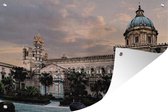 Tuindecoratie Italië - Kathedraal - Sicilië - 60x40 cm - Tuinposter - Tuindoek - Buitenposter
