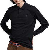Gant Pique Poloshirt - Mannen - zwart