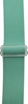 Nylon - Mint Fitbit Versa 3 Sense bandje Verstelbaar zilver