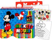 DISNEY MICKEY MOUSE KLEURBLOK - KLEURBOEK MET 4 STIFTEN